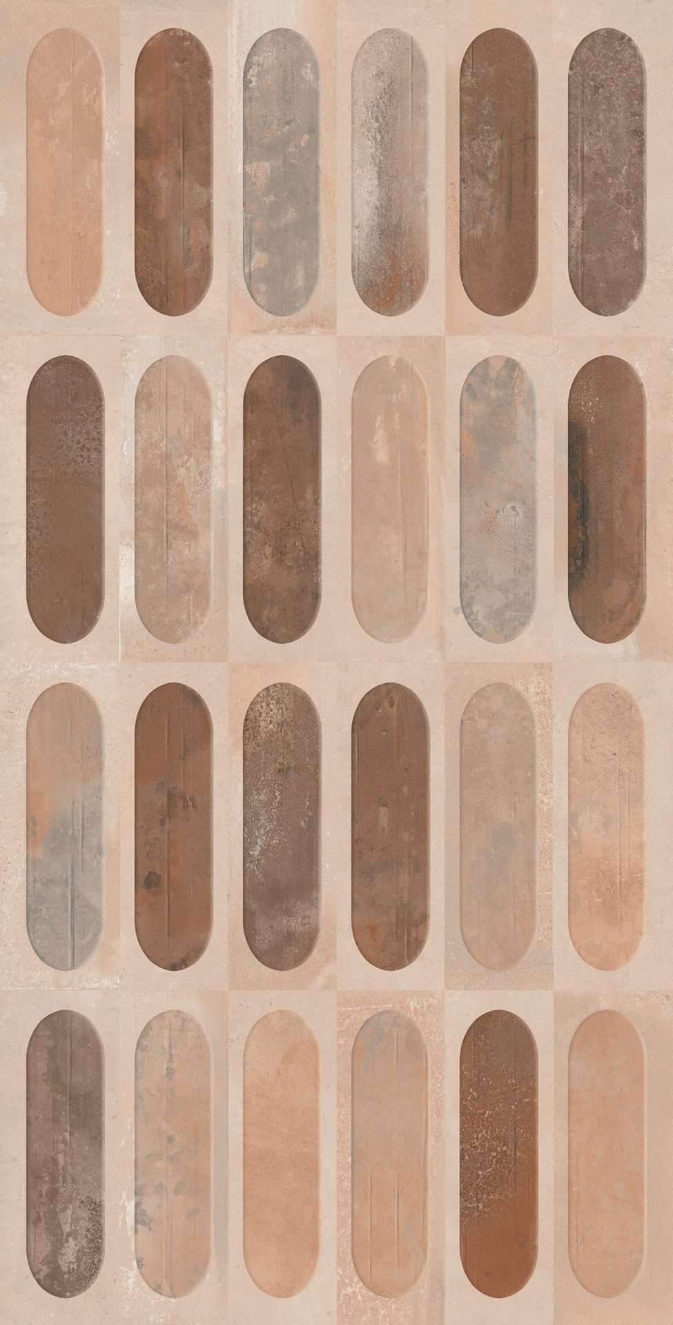 Canvas Rose Decor 60x120 cm Matte Rectified Ceramic Tile
