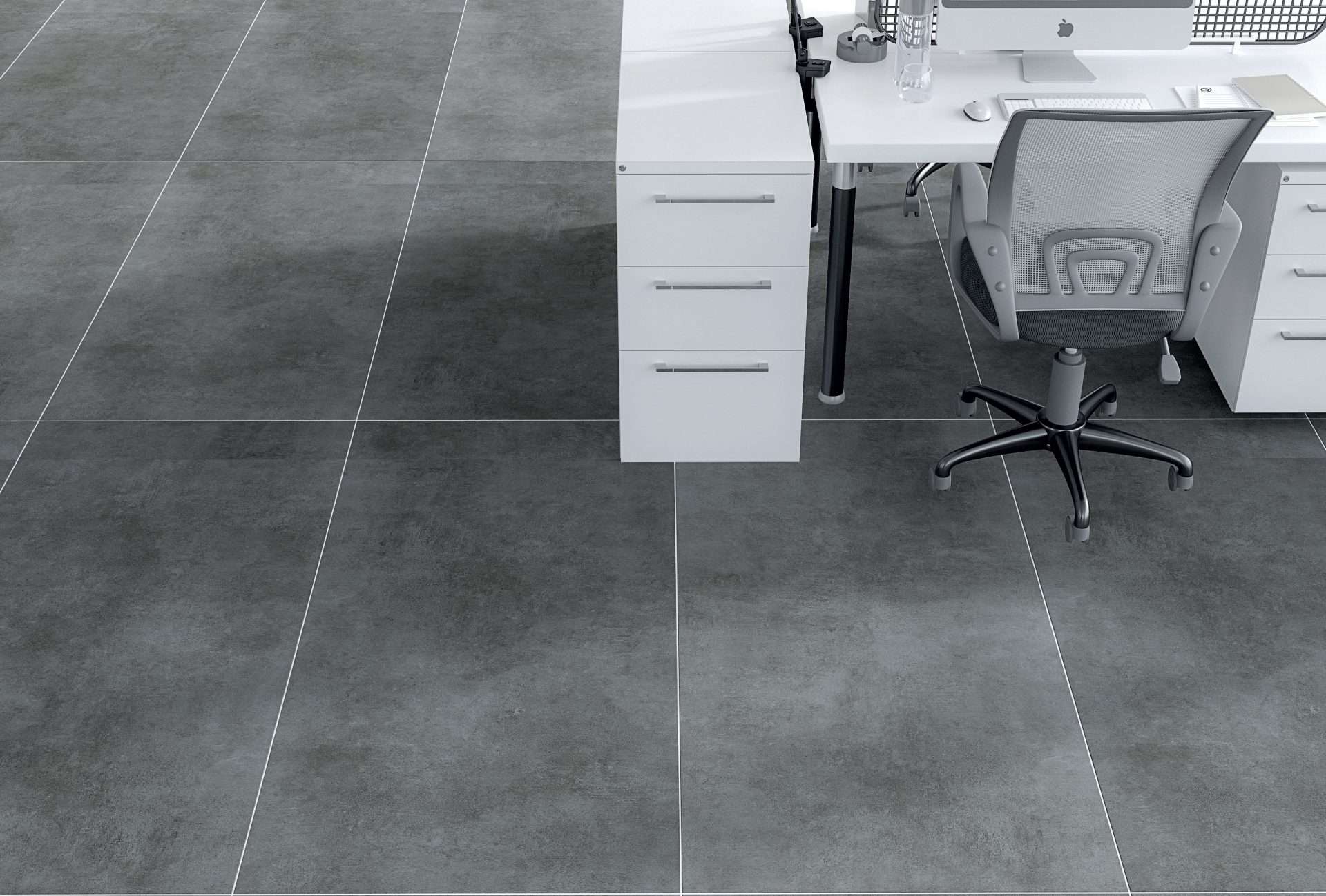 Cemento Dark Grey 20mm rektifiziertes Feinsteinzeug - 60x60 & 60x120