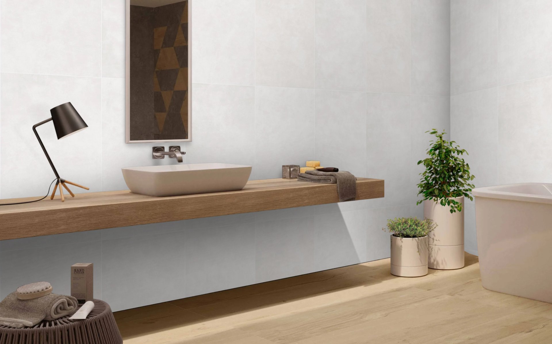 Ceramica in gres porcellanato rettificato opaco Classy Blanco 60x120 cm