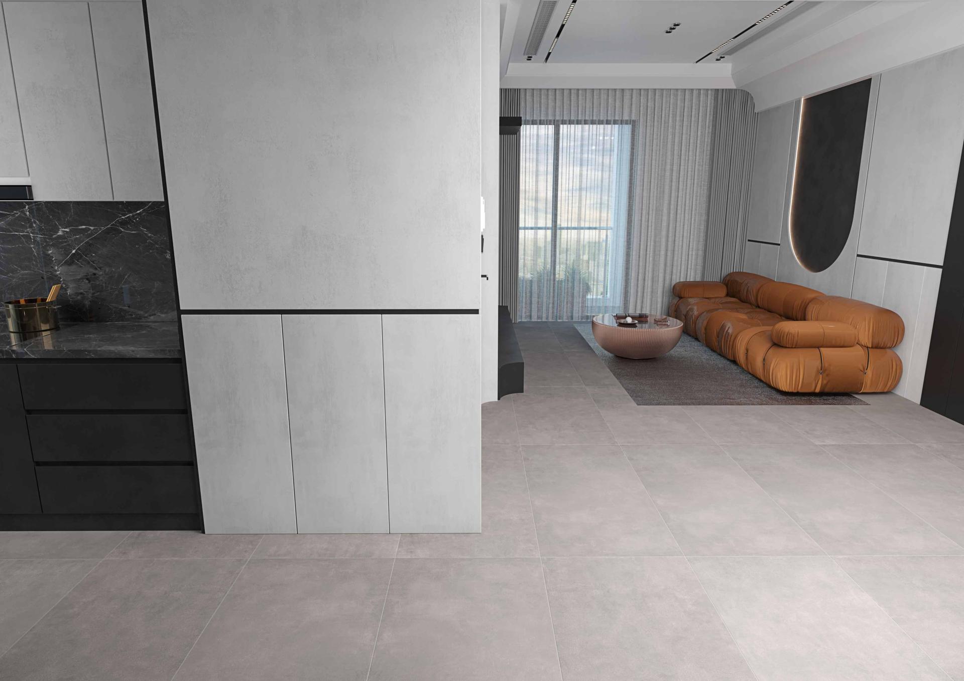 Classy Soft Grey 60x120 cm Matte Rectified Porcelain Ceramic
