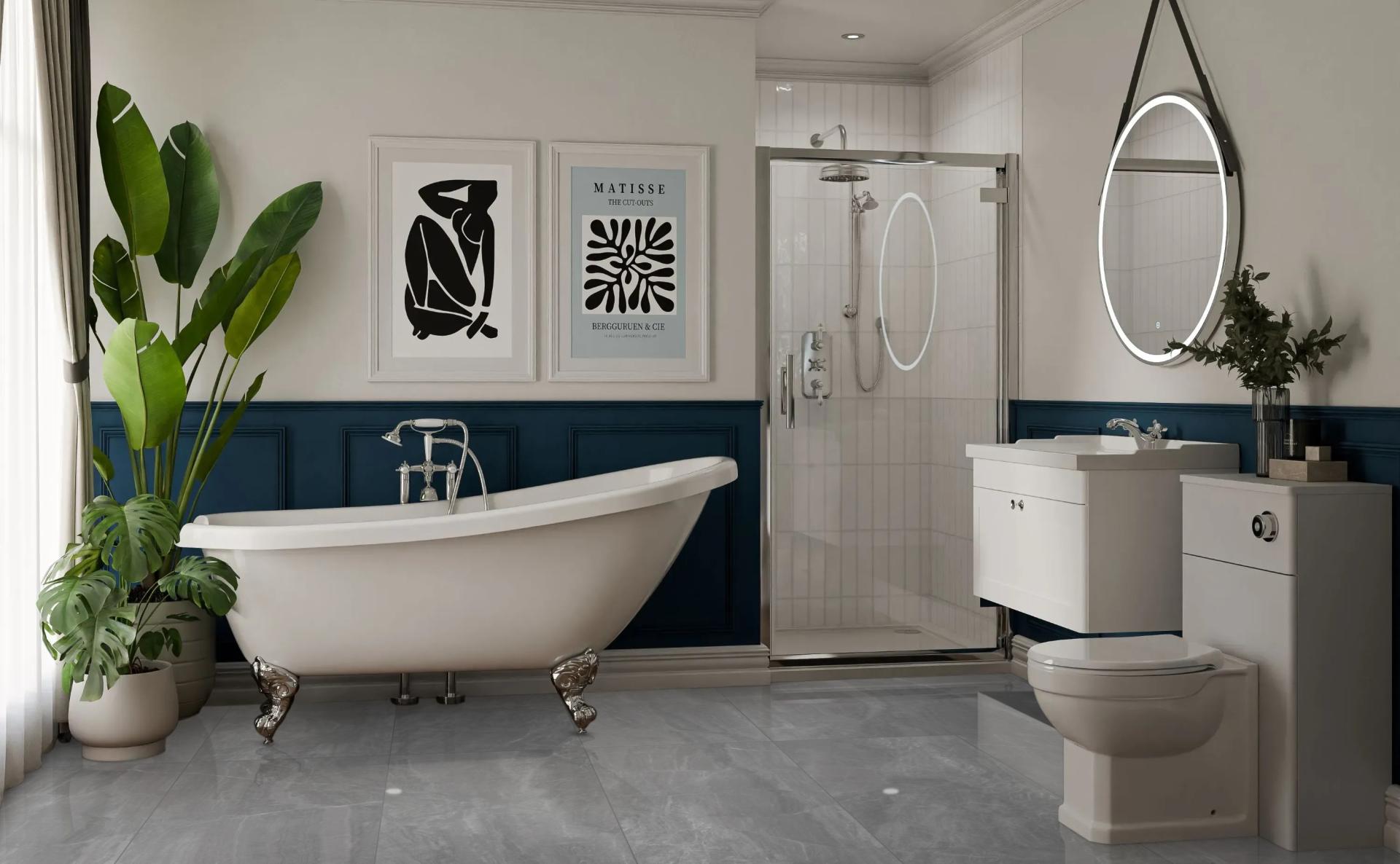 Cosmos Grey Marble Serisi 60x120 Rektifiyeli Full Lappato Porselen Seramik