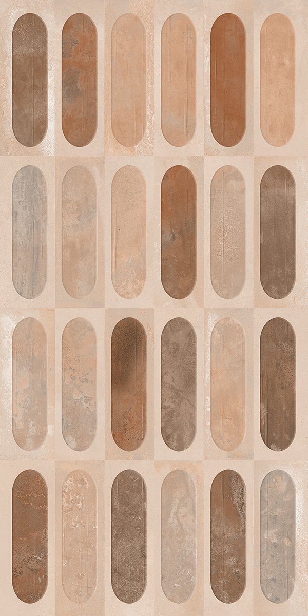 Piastrella in ceramica Canvas Rose Decor 60x120 cm opaca rettificata - 5