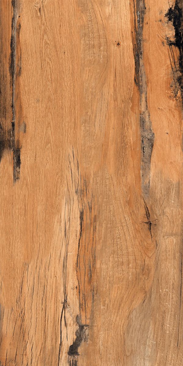 Dark Wood Natural Serisi 60x120 Rektifiyeli Ahşap Görünümlü Porselen Seramik - 1