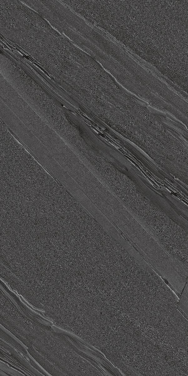 Seismic Antrasit 60x120 Rektifiyeli Antrasit Porselen Seramik - 6