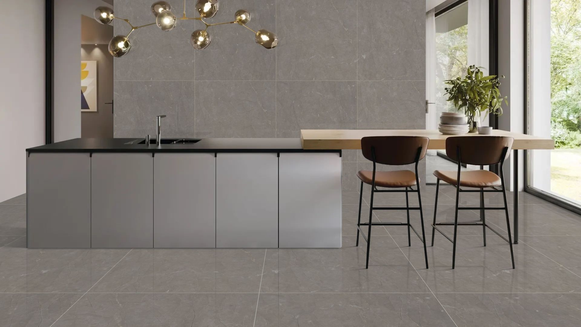 Cerâmica de Porcelanato Retificado Pulpis Vizon Full Lappato 120x120 cm