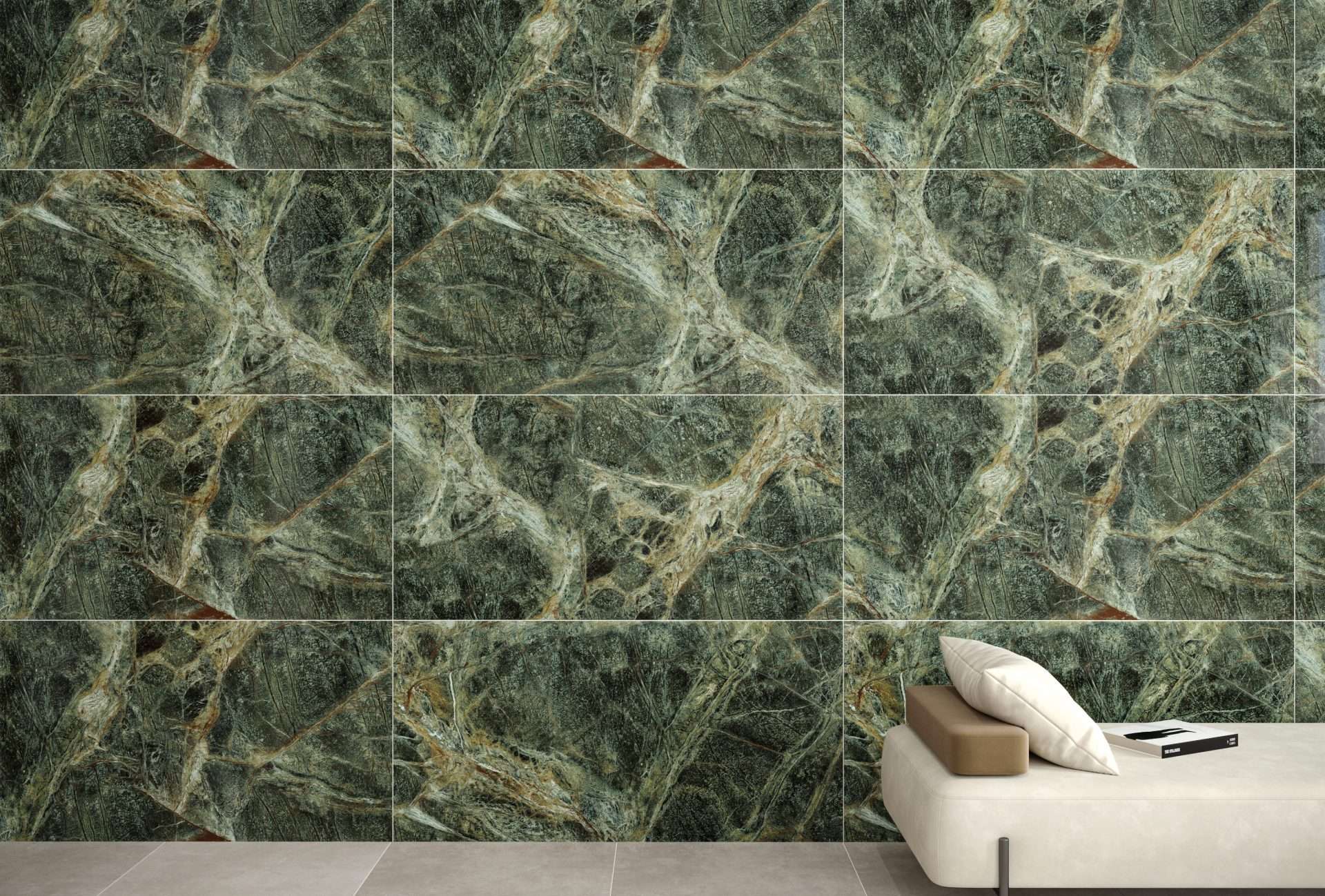 Verde Tikal Elegance Serie 60x120 cm Full Lappato Feinsteinzeug