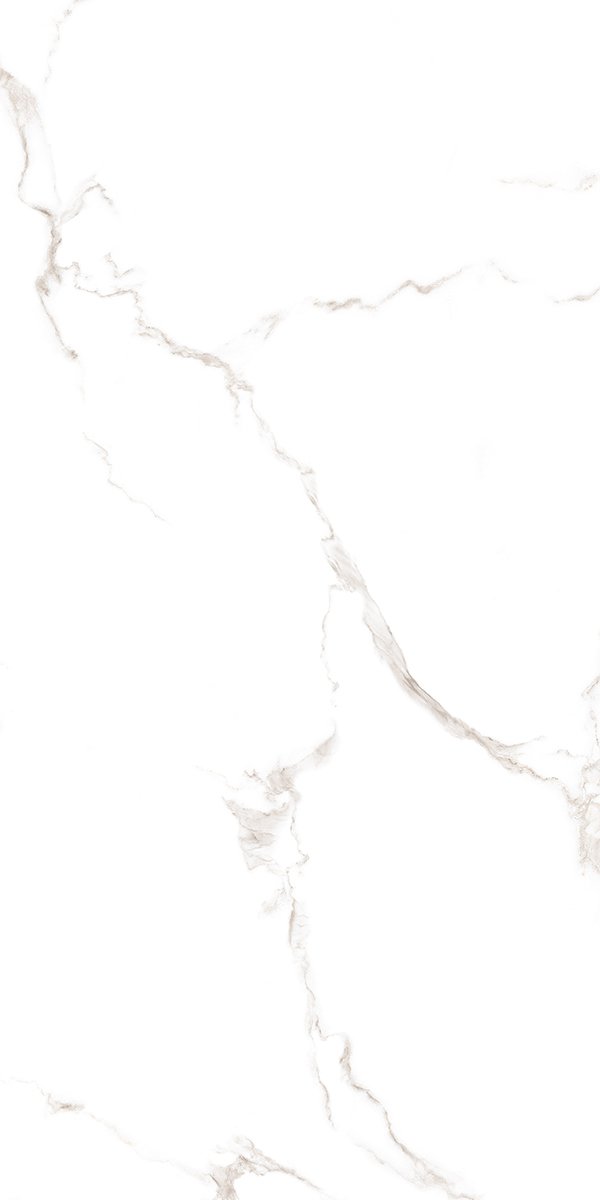 Carara White 60x120 Rektifiyeli Full Lappato Mermer Görünümlü Porselen Seramik - 1
