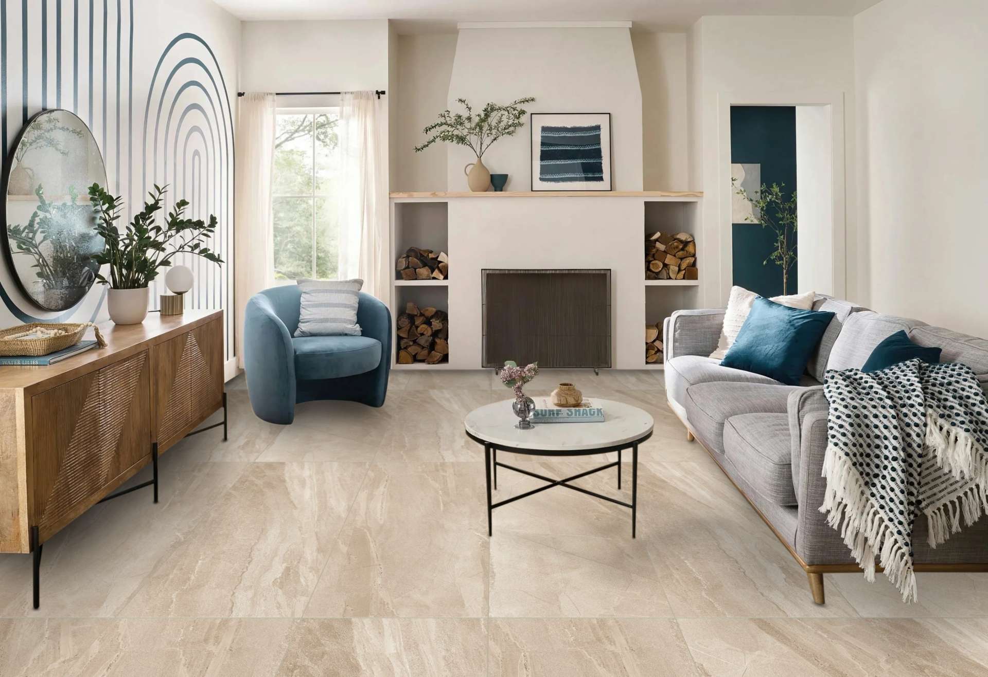 Larix Beige 60x120 см 5 мм матовый ректифицированный керамогранит