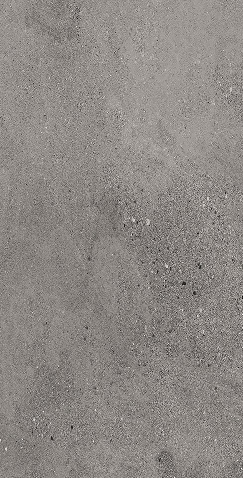 Gres porcellanato a tutta massa effetto cemento grigio scuro Portofino, opaco, 60x120 cm