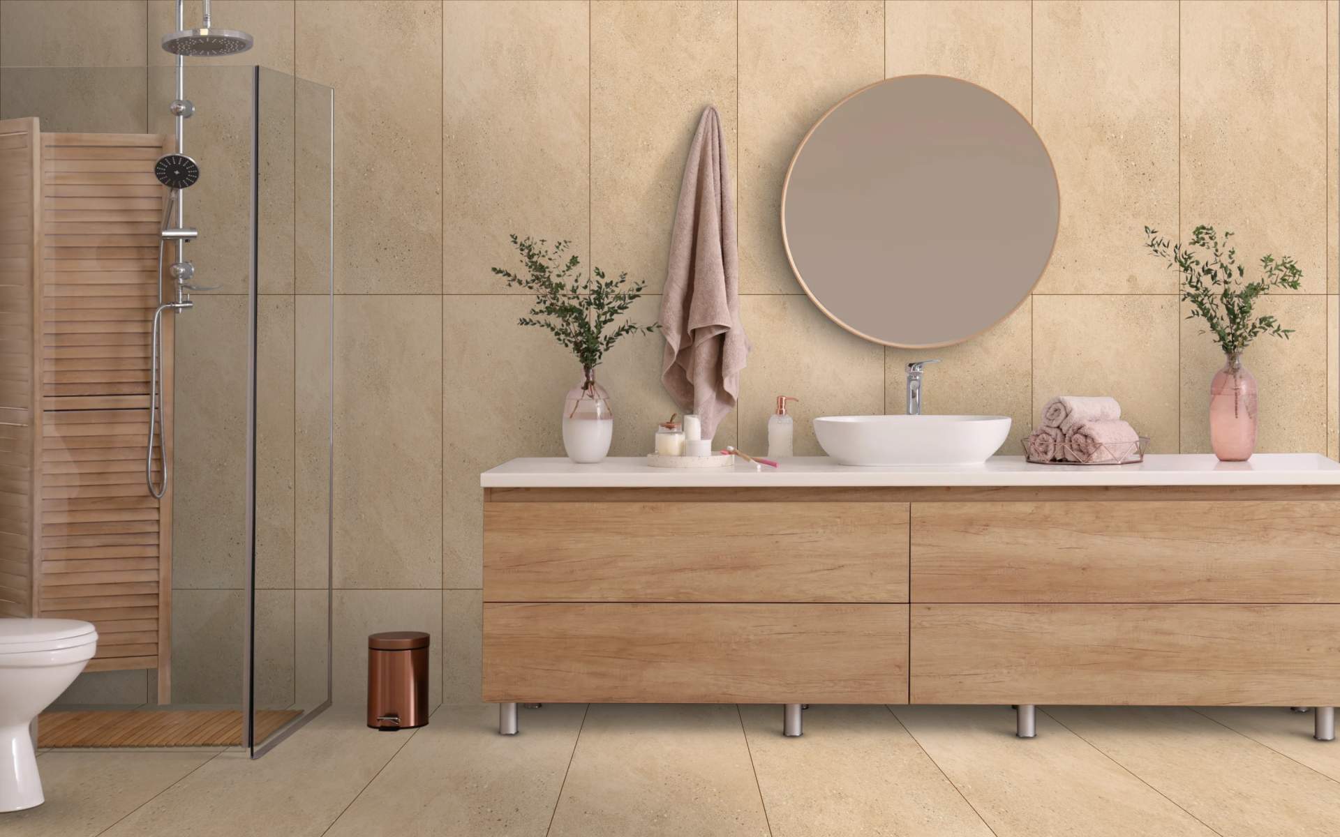 Portofino Gold 60x120 Serie Cemento Gres Porcellanato a Tutta Massa Opaco