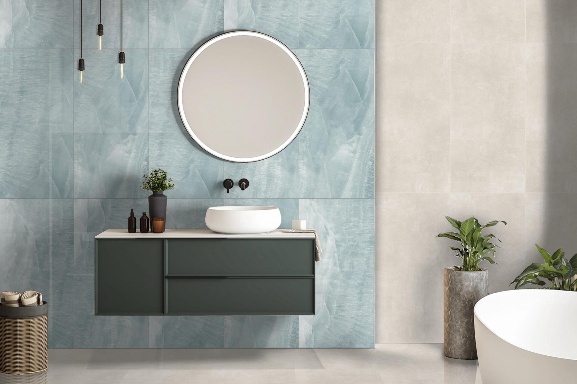 Ceramica in gres porcellanato Rainbow Aqua 600x1200 Full Lappato Serie Elegance