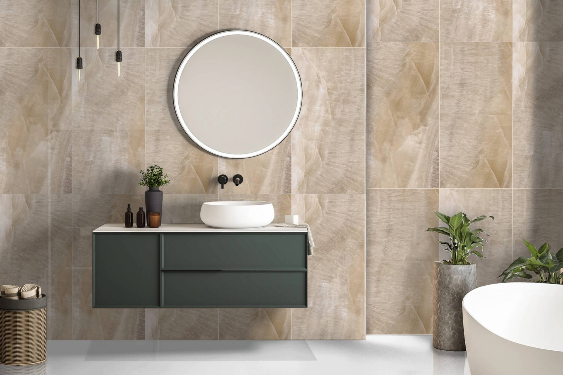 Керамогранит Rainbow Gold 60x120 Full Lappato под мрамор