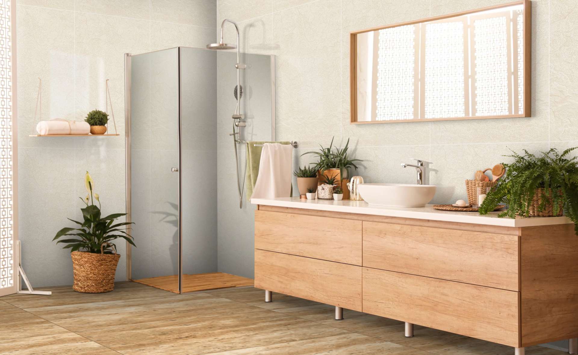 Slate Lappato Crema 60x120 Rektifiyeli Porselen Seramik