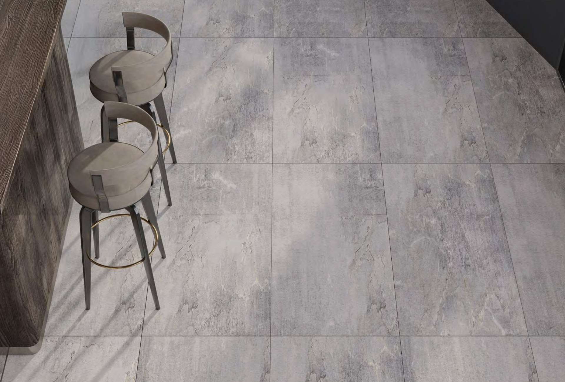 Steep Marble Gri 60x120 Full Lappato Rektifiyeli Porselen Karo