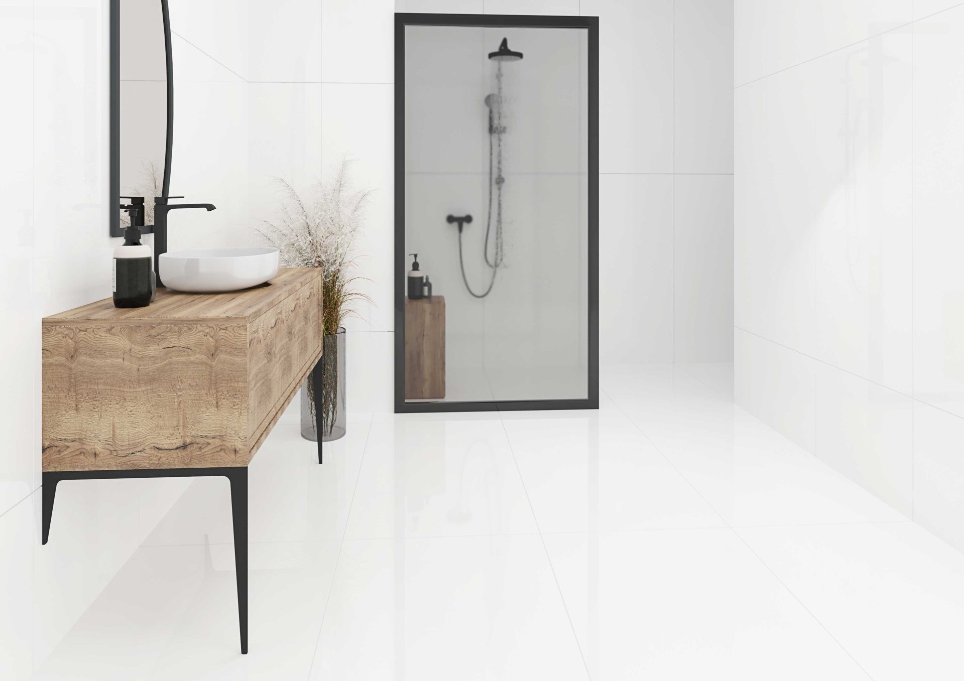 Süper White 60x60 cm Rektifiyeli Porselen Karo